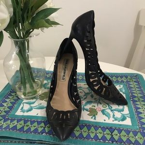 Black Karl Lagerfeld Aria Lasercut Stiletto